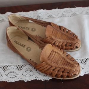 ROOLEE Paloma woven huarache flats Size 9 Roolee woven shoes